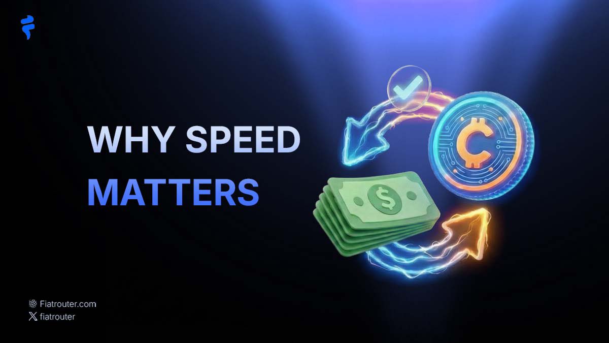 fiatrouter's tweet photo. If your fiat-to-token journey takes 30 minutes of bridging and waiting, you’re already exit liquidity. 

Stop the "CEX to wallet" shuffle. 

Swap bank funds directly for any token and hit the trend before it’s gone. 

Visit https://t.co/Iak8a7tz0Q to get started.. https://t.co/XrunsNNbfS