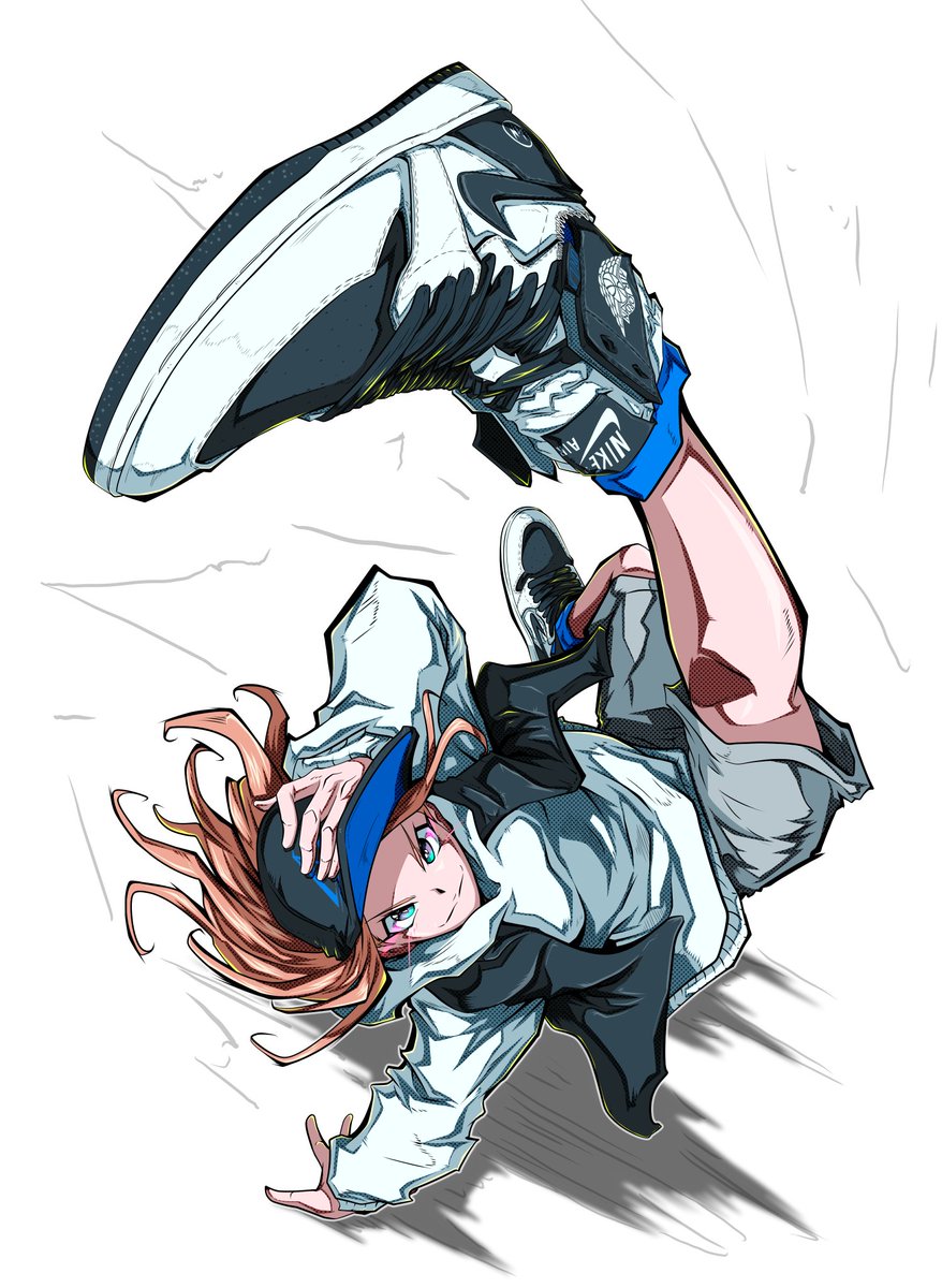 「fragment design × UNION × Nike Air Jorda」|青木 伴イラストレーター☆ブレイキン漫画「THE BREAKING」作画担当のイラスト