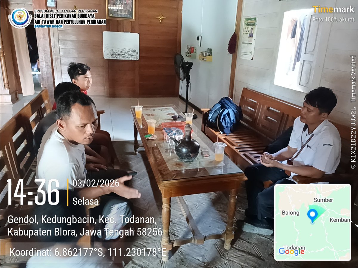 Firman_discuss's tweet photo. Selasa(3/02/2026) Sosialisasi Kartu Pelaku Usaha Perikana dan Peran dan Fungsi Kelompok menurut Permen KP no 28 Th 2024 sekaligus pembentukan Kelompok Pembudidaya Ikan Lempeng Galeng Farm https://t.co/D4X08WrZB1