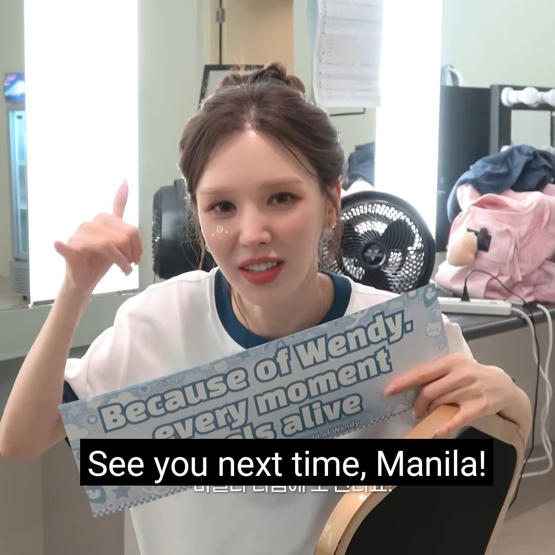 "See you next time, Manila" -Wendy 🥹

🤙🏻EYYYYYYY SEE YOU NEXT TIME DAW 🤙🏻