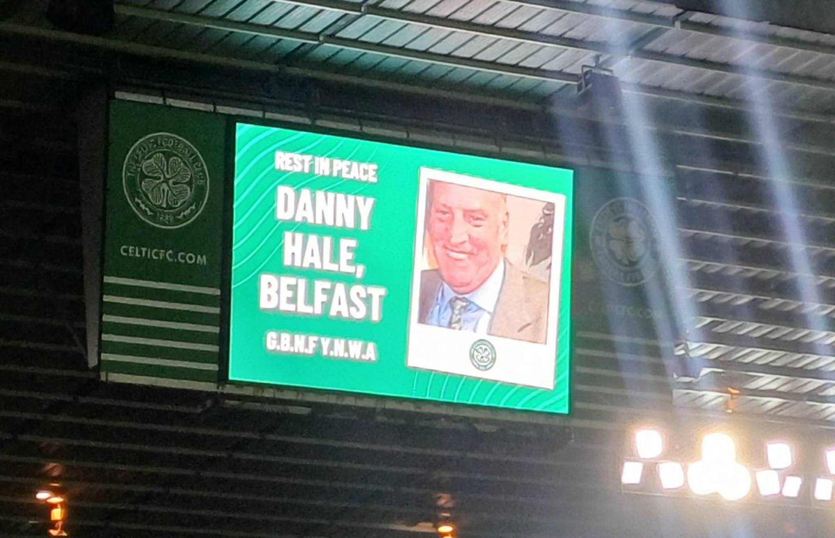 Amazing moment to send off the main man yesterday. He would’ve been delighted. 💚🍀