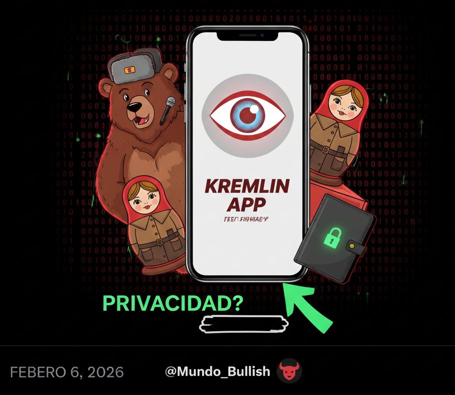 Mundo_Bullish's tweet photo. Rusia: "WhatsApp es peligroso, mejor usen esta app estatal donde los escuchamos... digo, donde los cuidamos". 🤡🇷🇺

100 millones de usuarios están a un paso de cambiar sus stickers de gatitos por un sistema de vigilancia 24/7. ¿Privacidad? No la conocemos. 🕵️‍♂️🚫

La verdadera pregunta es: ¿Cuánto tardarán en darse cuenta de que la única "red social" que no te espía es una transacción firmada en la Blockchain? ⛓️💻

En @Mundo_Bullish tenemos claro el ranking de confianza:

Tu hardware wallet. 🔒

Tu nodo de Bitcoin. 🟠

Una paloma mensajera. 🕊️ ...

La nueva app del Kremlin. 📉

¿Dejarías que el estado lea tus "buenos días grupo"? Los leo abajo. 👇

#Mundo_Bullish #PrivacyFirst #Russia #CryptoHumor #Web3 #WhatsApp