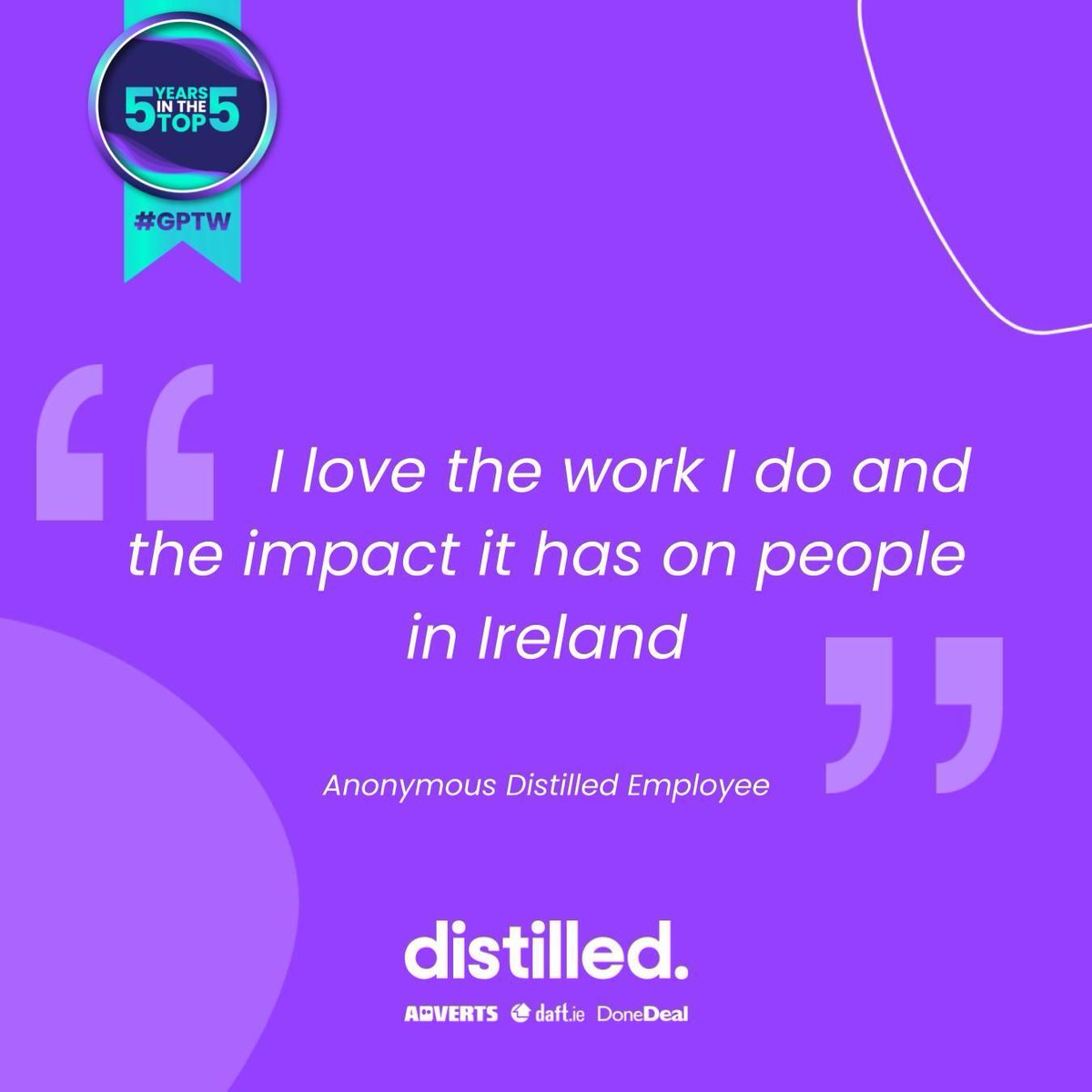 Distilled_ie's tweet image. At Distilled, purpose drives what we do every day. Knowing our work makes a real difference for people and communities across Ireland is what keeps us motivated and proud to play our part. 💚🇮🇪 

#LifeAtDistilled #PlayYourPart #CreateWithImpact #ThriveHere