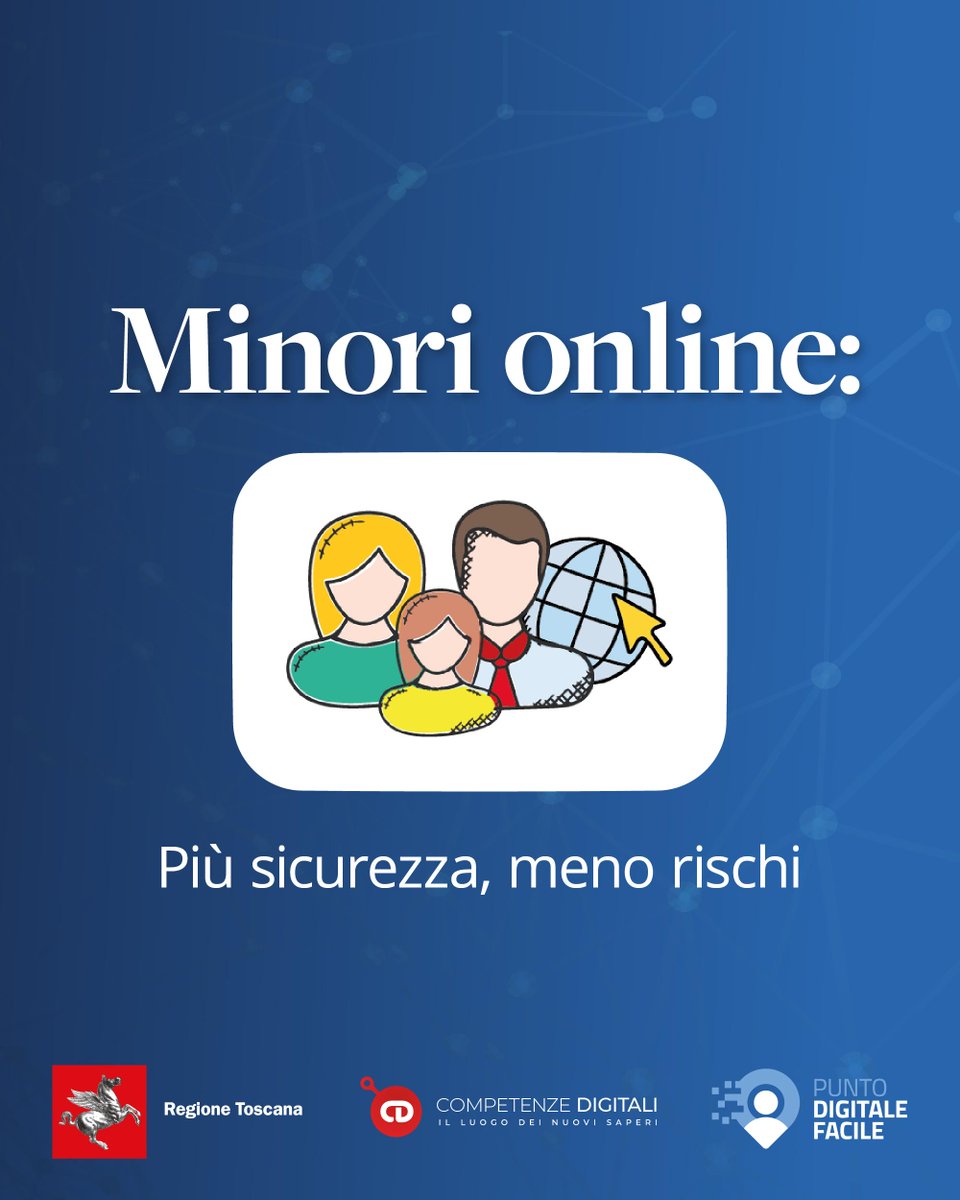 opentoscana's tweet photo. 🛡️Proteggere i minori online significa più attenzione a privacy, contenuti e tempo di utilizzo. 
Controllo parentale, filtri e buone abitudini aiutano a ridurre rischi e navigare in sicurezza. 
🔗https://t.co/wtPhbtLA3e https://t.co/dNkrybbMpM