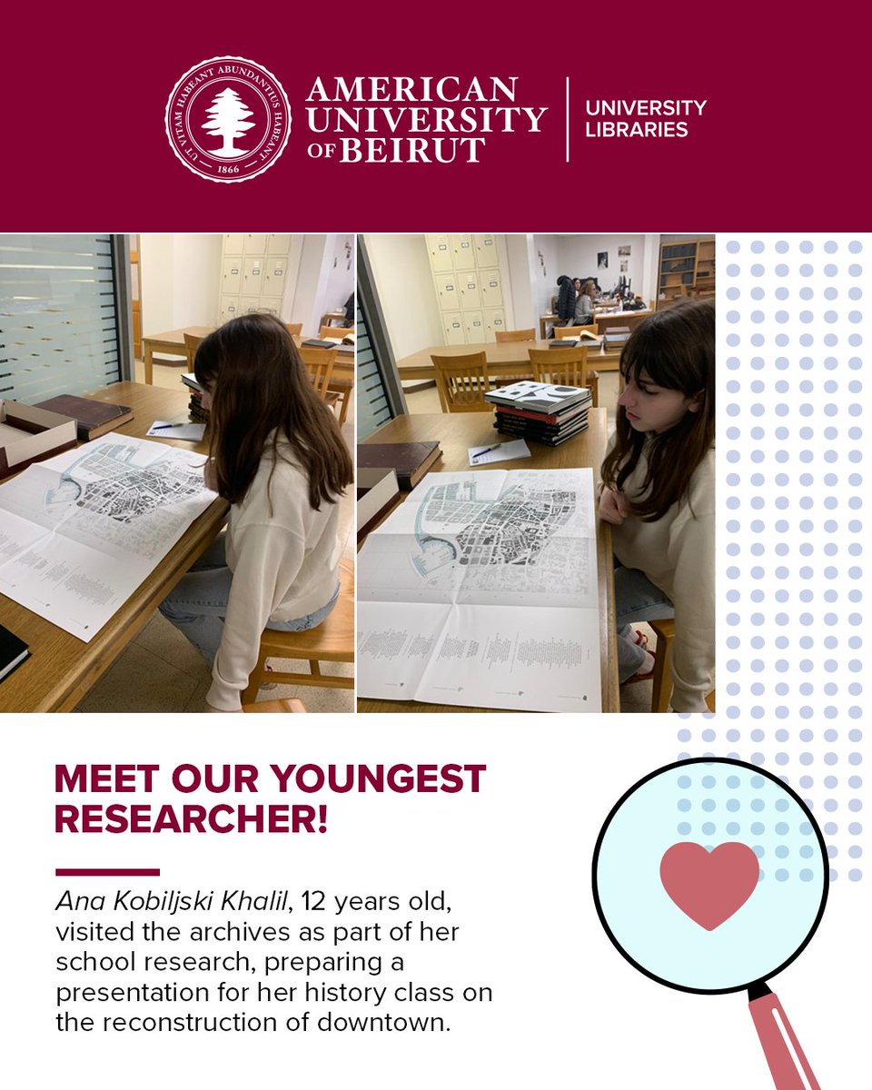 AUB Libraries tweet media