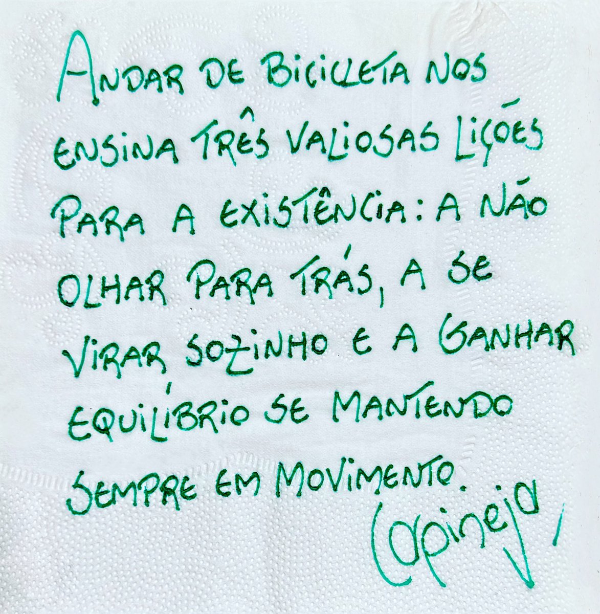 CARPINEJAR's tweet photo. Não ouça o seu medo. https://t.co/w1wbBWbnQj