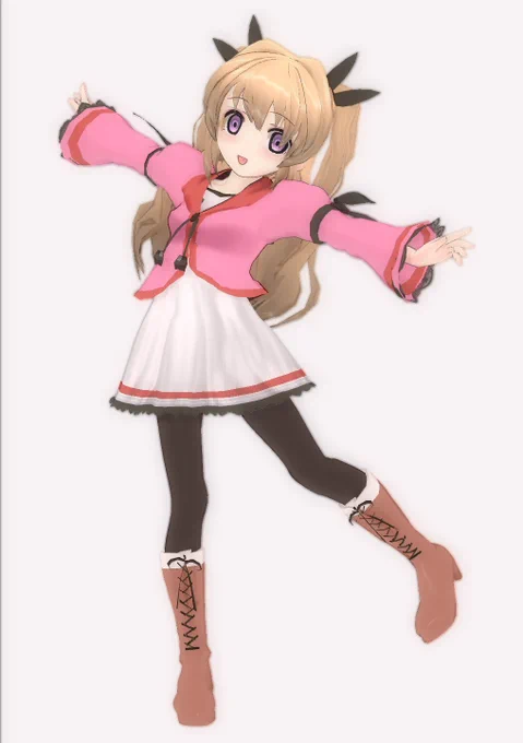 オリキャラ描く時の構図取り用に3Dモデルを制作! これでむずかしいポーズも描きやすくなるぜ!