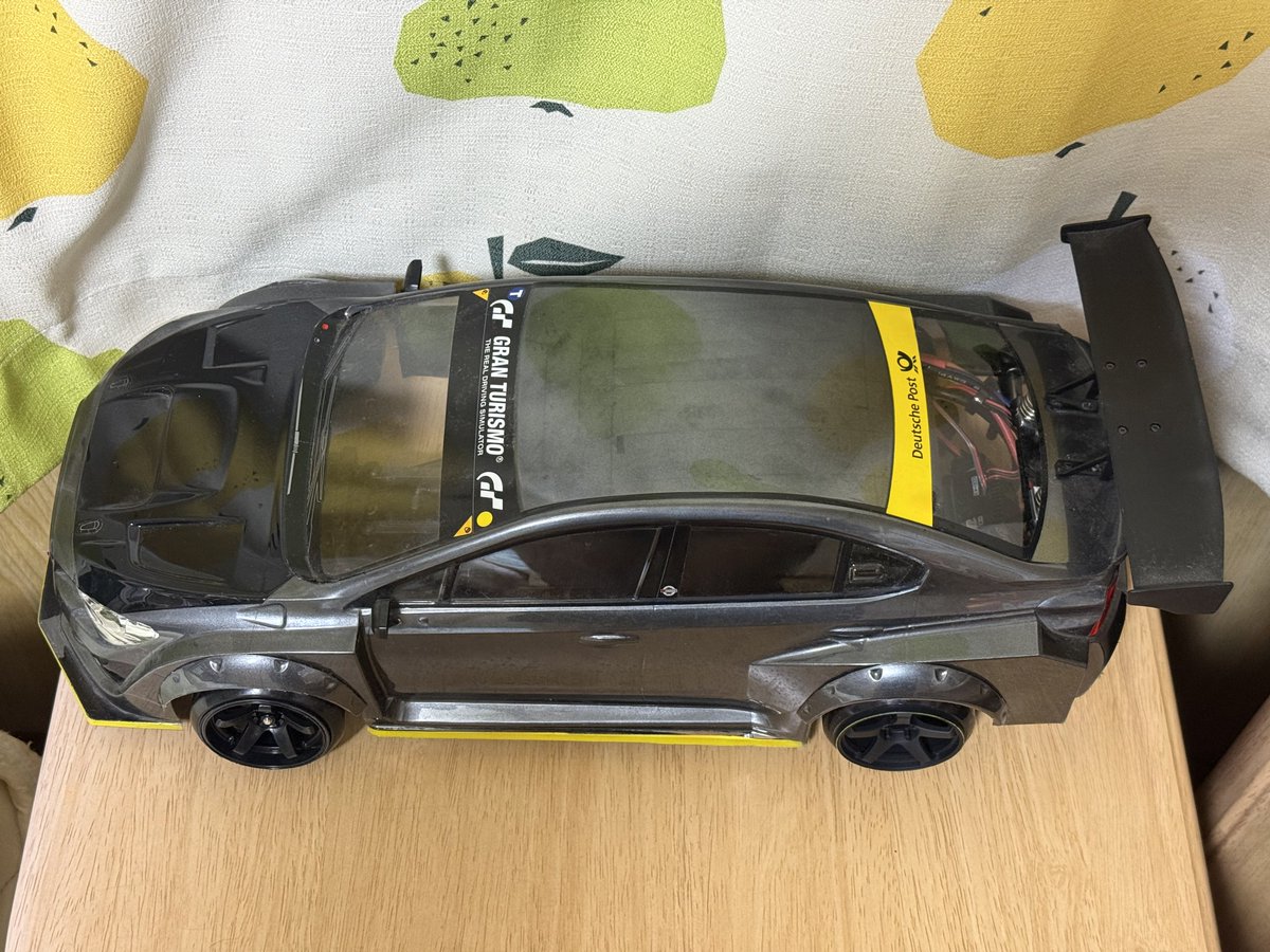natsuRCPCG's tweet photo. ラジコンのボディできたよ〜✨✨スバル　WRX STI NBR✨✨
め〜っちゃカッコいい😆
大好きなアニメキャラの愛機をイメージしたカラーリングなんだぁ😚

この子にどんな名前つけようかな🎶 https://t.co/nYtqq1YPtD