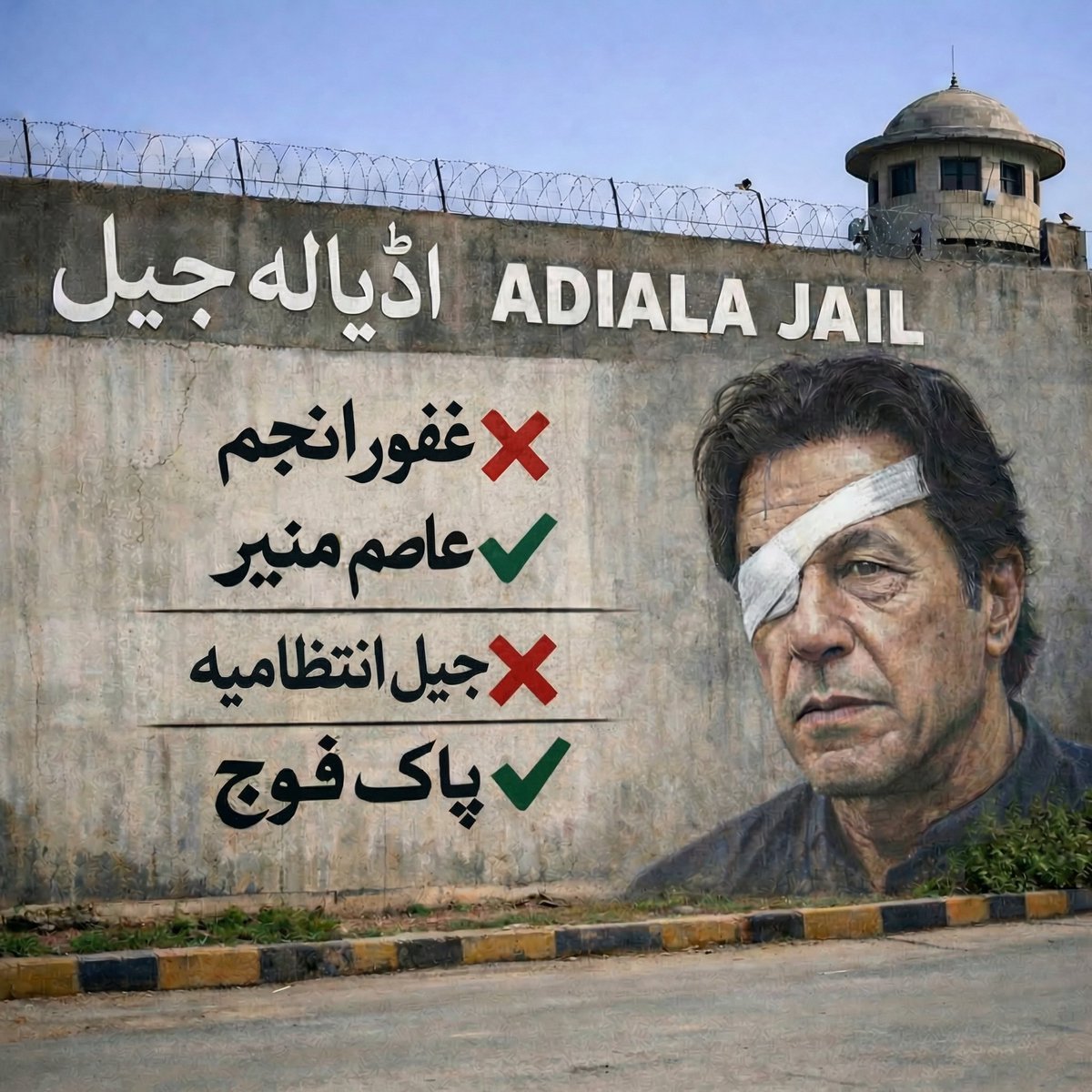 عمران خان کی اس حالت کا ذمہ دار کوئی اور نہیں عاصم منیر اور پاک فوج ہے ۔