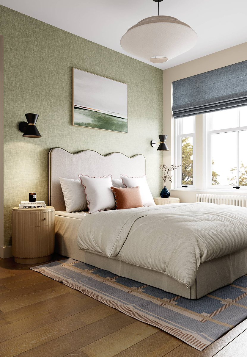TwinsOffice's tweet photo. C. Project, Master Bedroom (Part #1);
London, UK - 2025;
by Topology Interiors;
#residential https://t.co/Zn4eIfaUha