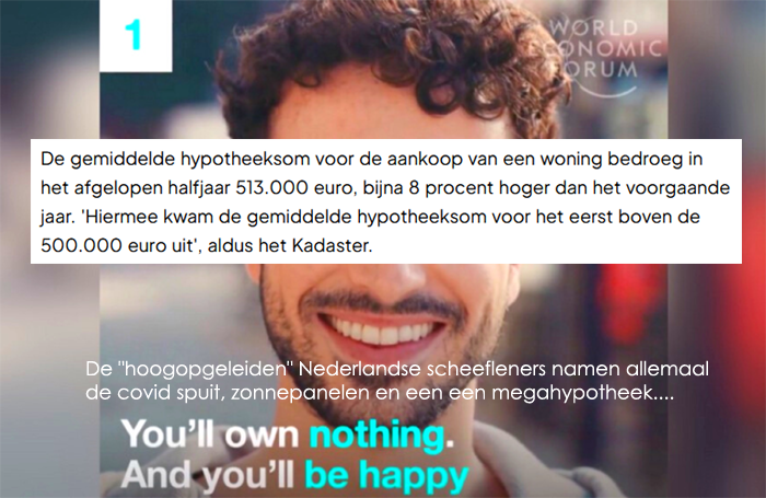 huizenprijzen's tweet photo. De "hoogopgeleide" Nederlandse scheefleners namen allemaal de covid spuit, zonnepanelen en een een megahypotheek.... 

  "You'll own nothing and you'll be happy"

#scheefleners #leenkneuzen #schapen #behhhh https://t.co/S6HSEYAAVU