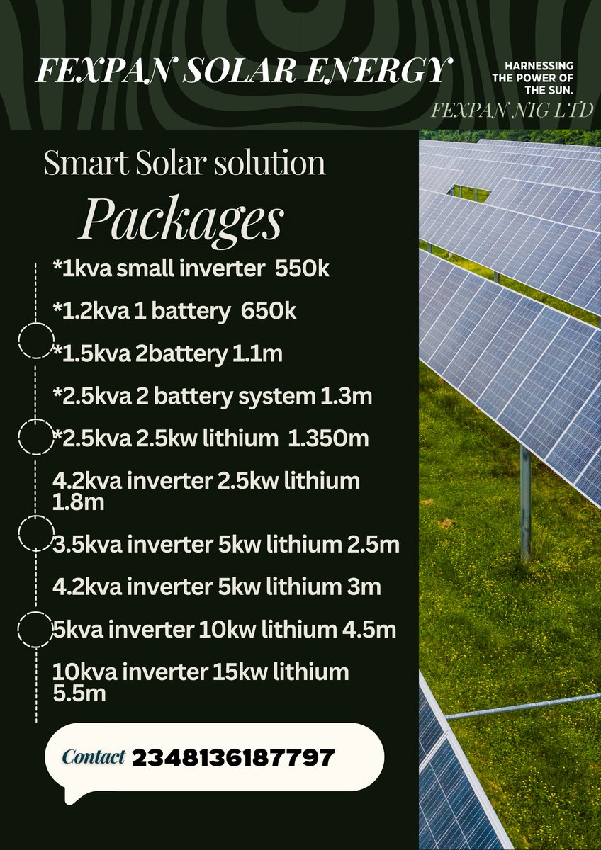 Felianx's tweet photo. Very affordable solar package https://t.co/YJV7x3Eaor