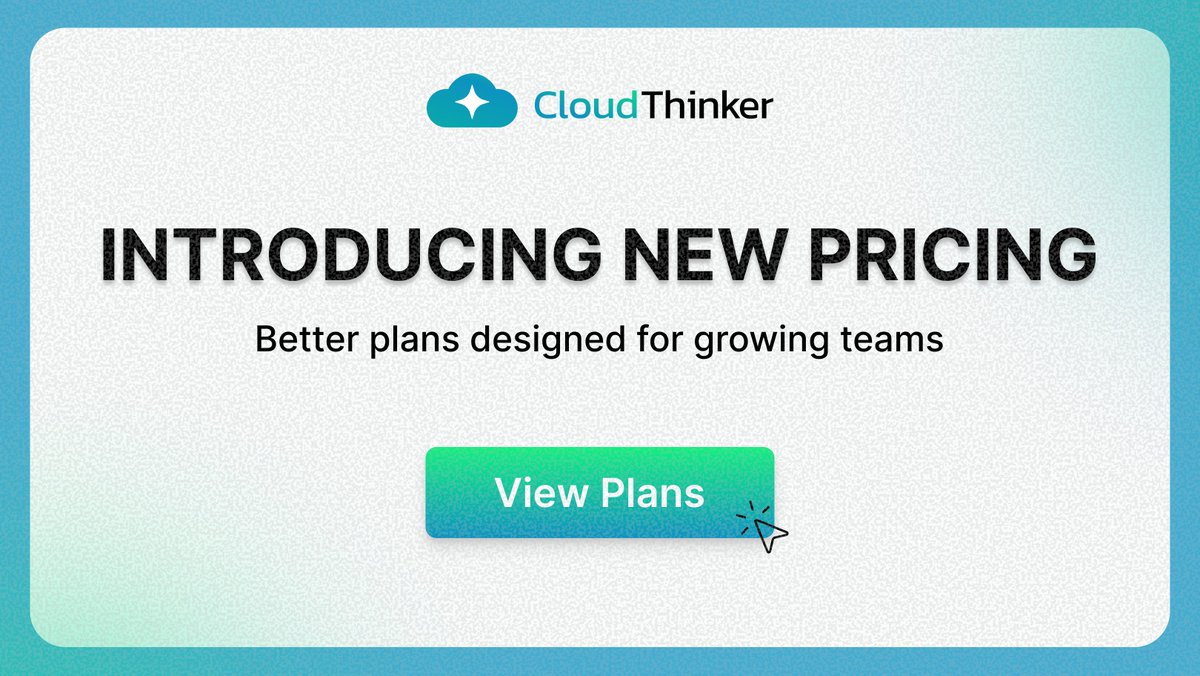 CloudThinkerio's tweet photo. CloudThinker just moved to per-seat pricing 🚀

→ Shared team credit pool — no wasted credits
→ Pay-as-you-go with spending caps
→ Save up to 20% with annual billing

Simpler. Predictable. Built for teams.

👉 https://t.co/QWojI41gkV

#DevOps #SaaS #AIOps #CloudThinker https://t.co/VYWFr8qMXu