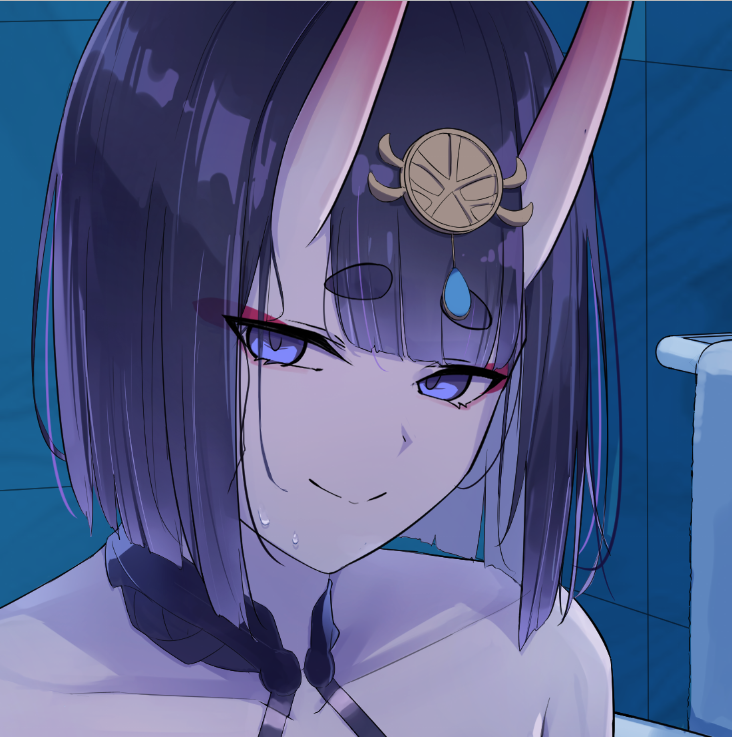 酒呑童子(Fate) 「久々のちらみせwip」|jagaphy skeb募集中のイラスト