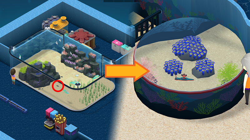 Tired of losing sight of your rarest fish in a massive tank? The magnifying tank is your friend. 🧐

In this blog post we take a look at the new tanks coming in the latest DLC:
store.steampowered.com/news/app/60048…