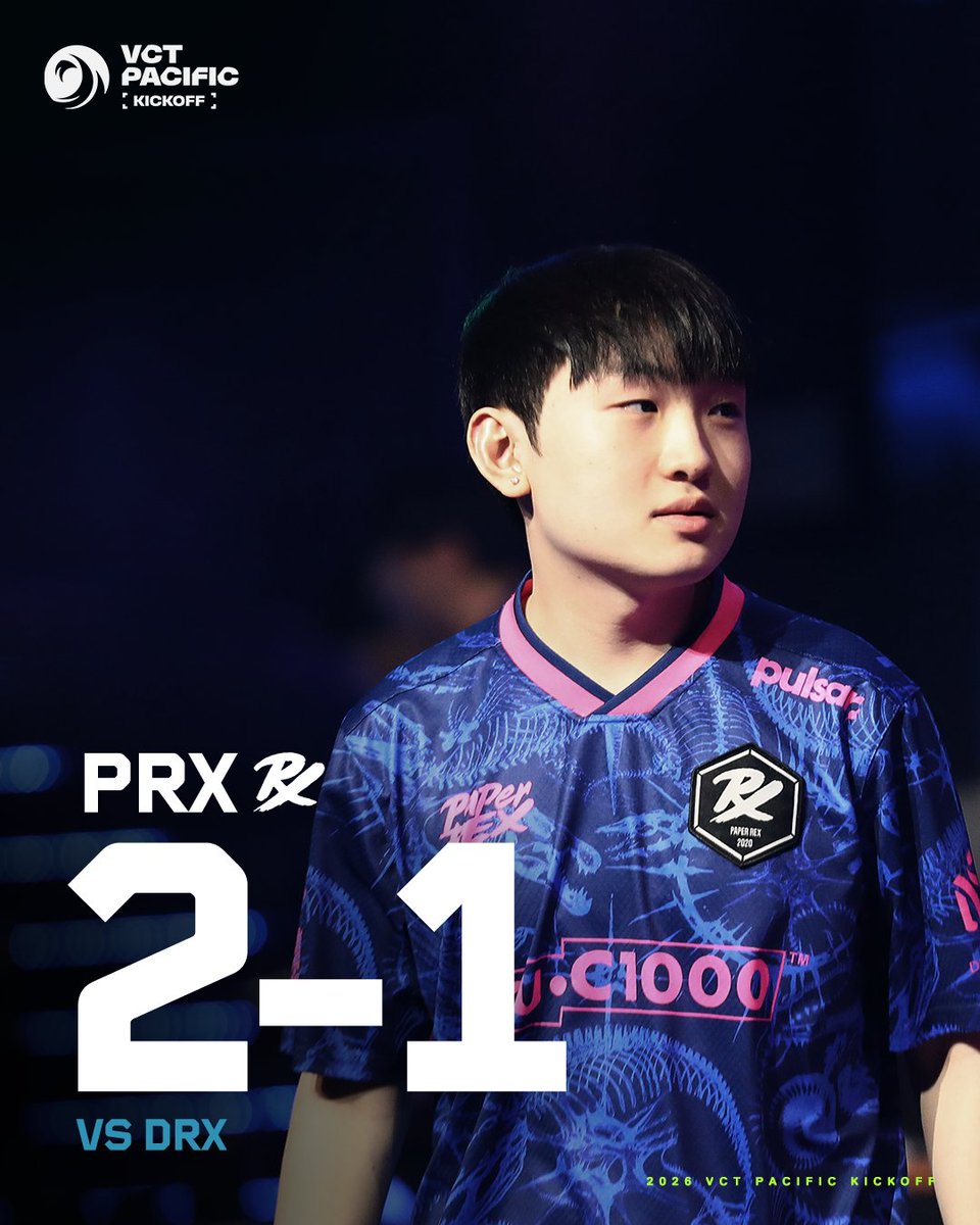 ALL ABOARD THE PAPER REX EXPRESS 🚂

They take the series against DRX 2-1 and eliminate the Korean squad from Kickoff!