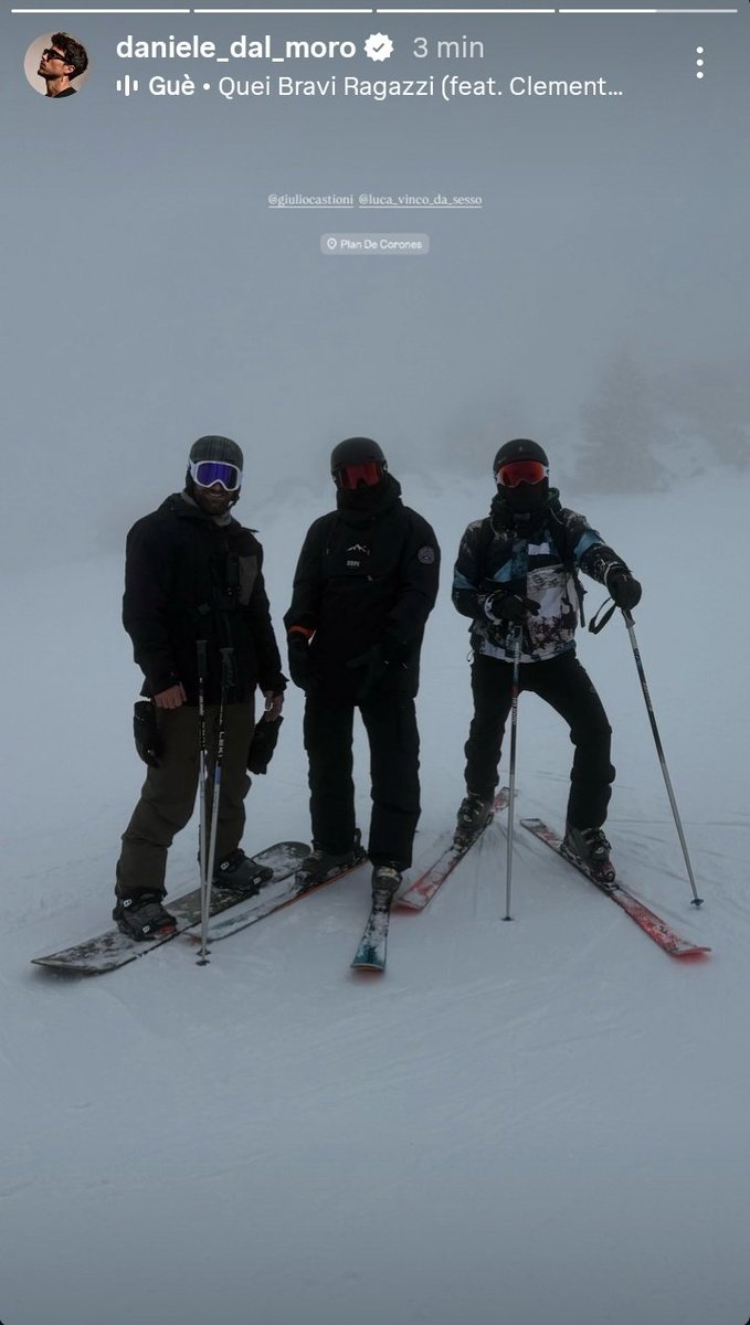 buona giornata di amici e neve Dani ✨
#ddm