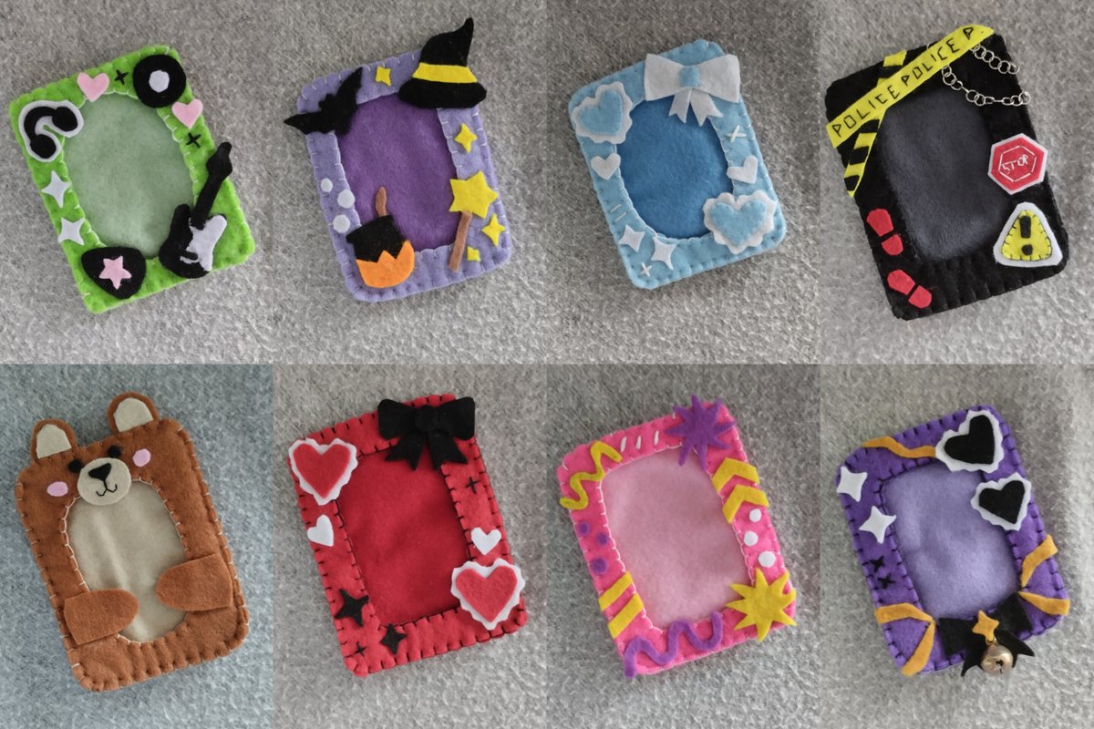 Here are the design of felt photocard holder I'll bring to #COCOMA4 !! See you OTS this weekend^^
Book are available just DM me!

#cocoma4catalogue