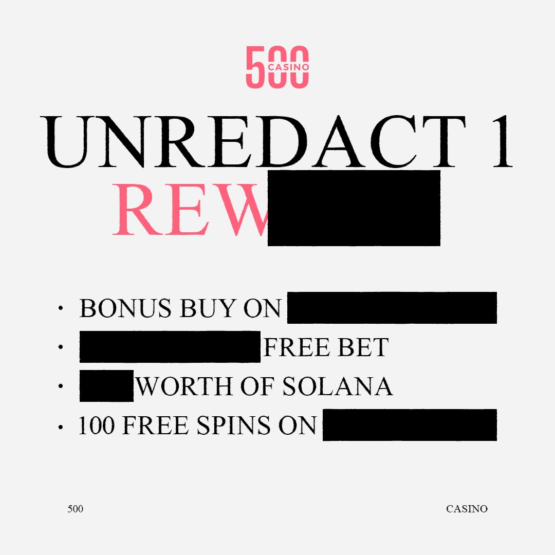 500 Casino tweet media