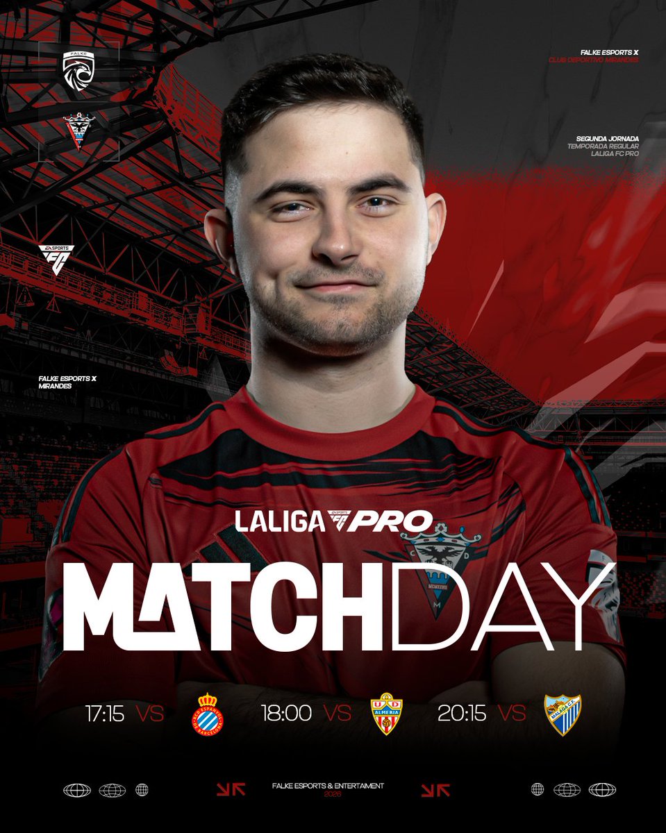 FALKE_EC's tweet photo. Segundo dรญa de @LALIGA_FCPro
Vamos a por el triplete ๐ช๐ปโค๏ธ๐ค
#AlzamosElVuelo๐ฆ
#CDMeSports #LALIGAFCPRO https://t.co/B5Di6nDjf4