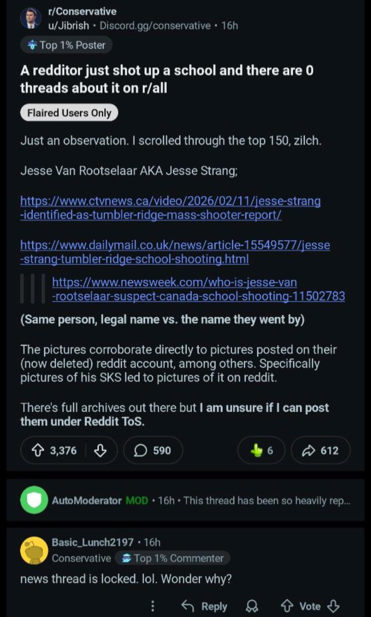 getmirage's tweet photo. Another day… Another example of Reddit mods censoring content that doesn’t fit their own political agenda… 

Incase you needed reminding, we do NOT censor on Mirage.

Welcome home 🌴 https://t.co/jmf9ek48H7