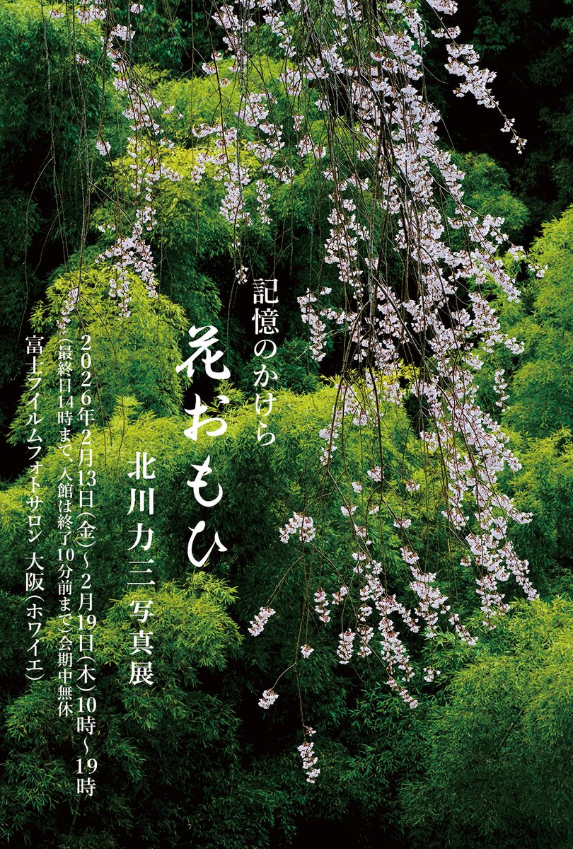 RikizoKitagawa's tweet photo. いよいよ明日から個展「花おもひ 〜記憶のかけら〜」が富士フイルムフォトサロン大阪にて始まります。

花の写真を通して、日常にある小さな感動や、見る喜びを少しでも共有できれば幸いです。
お近くにお越しの際は、お立ち寄りいただけましたら嬉しいです😊 https://t.co/iPzzpSdpEG