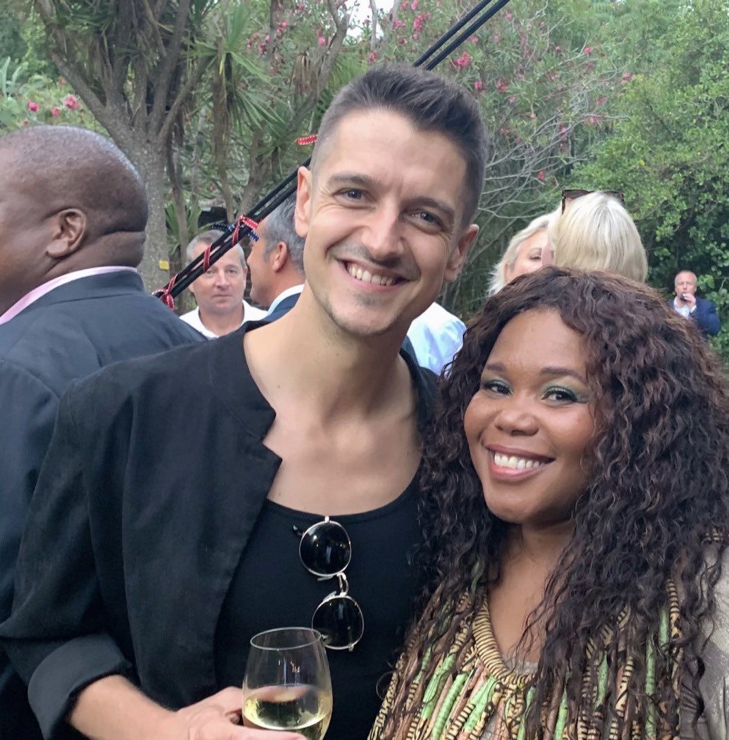 BuliG's tweet photo. Another wonderful Eve of Parliament soiree hosted by His Excellency, The British High Commissioner Anthony Phillipson and his wife, Julie. So good.  This time I hung out with my good friend, Adam Wayland. #EOP2026 https://t.co/Yzv5wxQl41