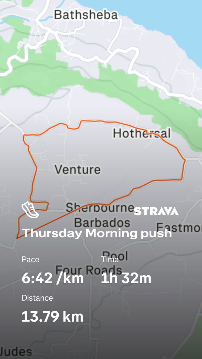 Early morning push: strava.app.link/w6AmaPzdH0b