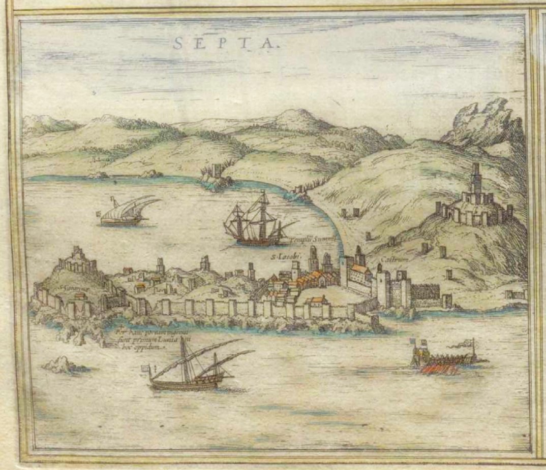 IGNSpain's tweet photo. 🗺️ El #atlas de ciudades de #Janssonius (ca. 1656) Theatrum Illustriores Hispaniae Urbes, no solo contenía vistas de la España metropolitana, sino también de sus posesiones de ultramar.
En una de ellas, reimpresa para este atlas, se incluía #Ceuta (Septa) junto a otras plazas españolas y portuguesas en África.
Atlas: https://t.co/bRw12ySSyD
Ficha completa del atlas: https://t.co/MPCYPrcrXX
#IGNSpain #CNIG #CartografíaAntigua #BibliotecaIGN @transportesgob
