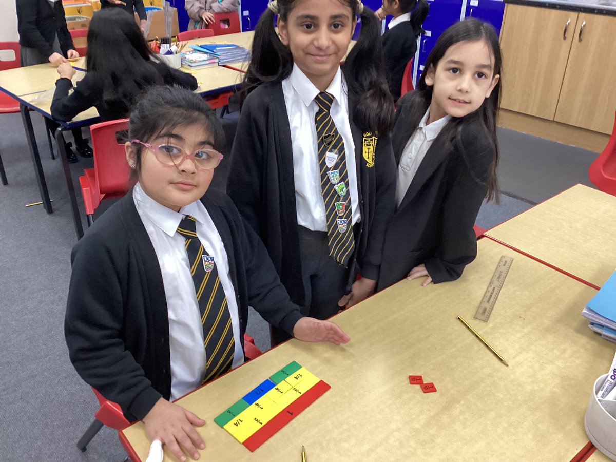 HolyFamily_Y3's tweet photo. Exploring the WHOLE to truly understand fractions! ๐ง โ Year 3 used concrete resources to break it down, build it up, and secure their maths learning. Hands-on learning in action! #MathsHFB10 https://t.co/J6myyC3QUG