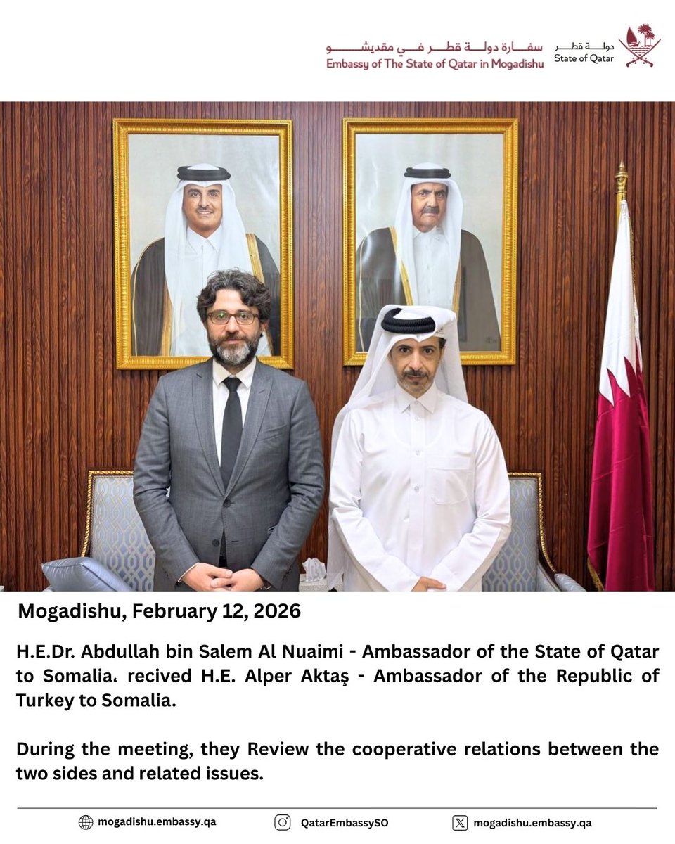 سفارة دولة قطر في جمهورية الصومال الفيدرالية tweet media