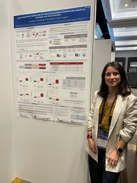 wolman_lald's tweet photo. Grateful for the amazing work of Dr. Giraldo, Irene, Sonia and Isidro, who presented LAL‑D posters at WORLDSymposium in San Diego. At LAL‑D Patient Organization we proudly support research to bring hope to all families. Thank you FEETEG for walking this path with us. https://t.co/6itjAqCVzX