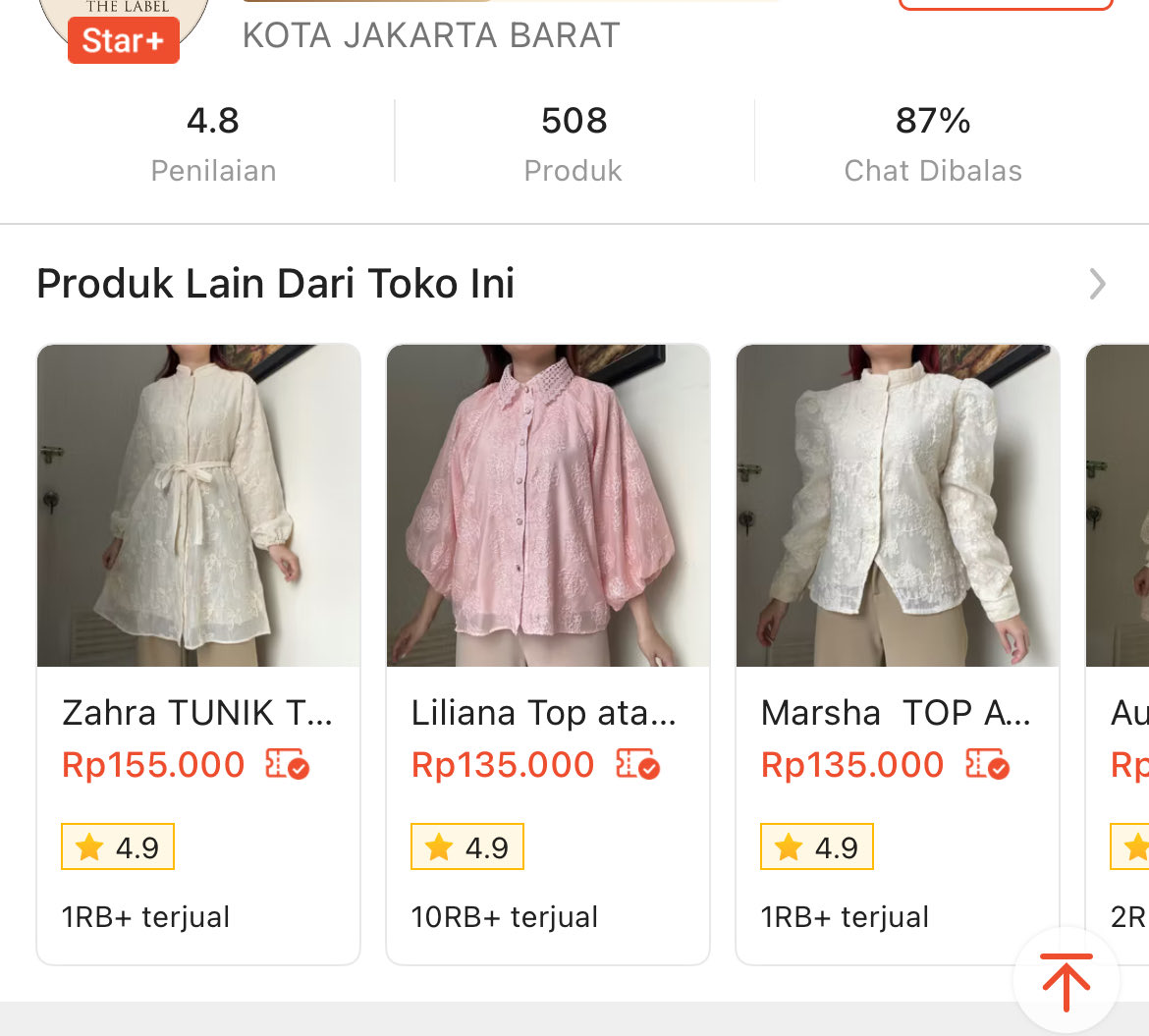 cari blouse mending beralih ke ke bahan organik. selain lebih adem, nyaman dan ga bau nemu koleksi cakep-cakep parah lagi