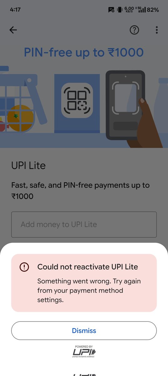 Techie_Leaf's tweet image. Facing issue while reactivating UPI Lite on Google Pay with my SBI account.
It was working before, but now it’s not activating again. Tried multiple times, still no success.
Please resolve this at the earliest.
@GooglePayIndia @TheOfficialSBI @NPCI_NPCI
#GooglePay #UPILite #SBI
