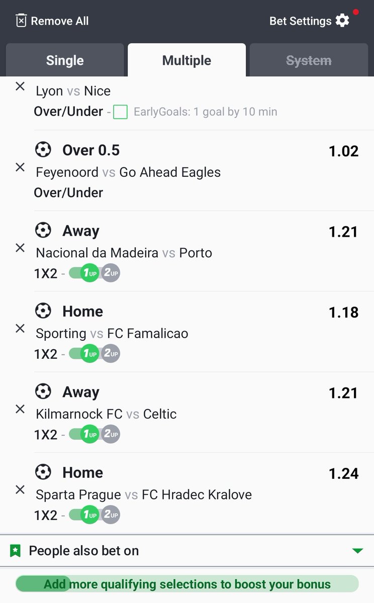 <a href="/Gwisapunter/">𝐆𝐰𝐢𝐬𝐚 𝐏𝐮𝐧𝐭𝐞𝐫</a> If you asked for Sportybet Booking code.

You can use it below to place your Bet successfully.

JWCMPF

GOOD LUCK EVERYONE 💥💥💥✅✅✅💫💫💫💫