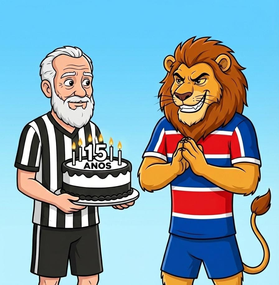 Noitedecopa's tweet photo. 🔎 CURIOSIDADE

Imagina o seu clube fazer um festival pra comemorar os 15 anos de existência, com vários eventos esportivos, incluindo um amistoso contra o seu maior rival, e acabar sofrendo uma derrota por 7 gols 😳

Sim, isso aconteceu no aniversário do Ceará em 1929. O alvinegro, que faz aniversário no dia 2 de junho, celebrou um festival esportivo no dia 16 do mesmo mês no antigo Campo do Prado em comemoração pelos seus 15 anos de existência, e no festival fez um amistoso de futebol contra o seu maior rival, o Fortaleza, resultado: Leão 7x1! Brutal 🤯

O futebol brasileiro antigamente era repleto de curiosidades que muitas vezes a gente nem imagina...