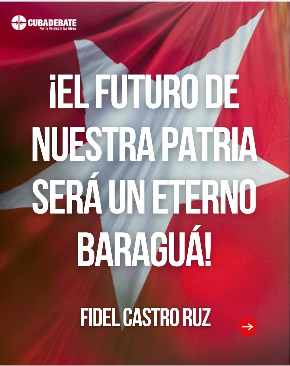 Miedo aquí, hace rato que nadie tiene  ¿Miedo aquí al imperialismo?: ¡Ninguno!  La suerte está echada desde que la Revolución Cubana surgió al mundo; y la Revolución Cubana seguirá existiendo, por mucho que les duela eso a los señores imperialistas.
#CubaEstáFirme