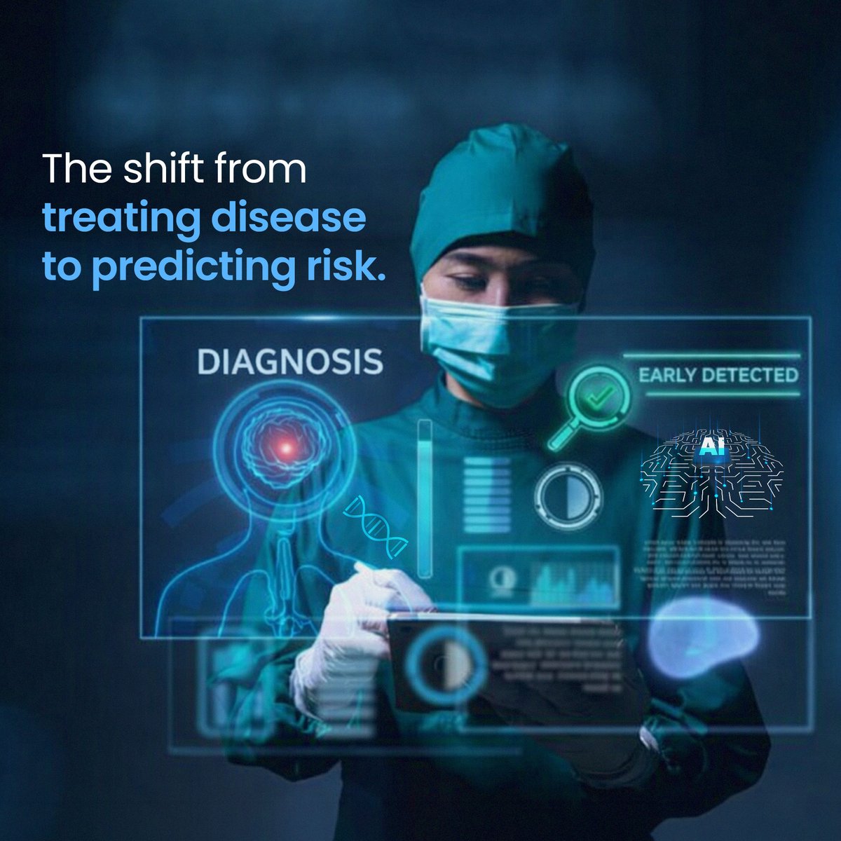 SheetalMankind's tweet photo. India’s healthcare system is entering a decisive phase.

Over the past decade, we have expanded access and strengthened infrastructure. But the nature of disease is changing.

Chronic conditions now drive a growing share of our health burden, developing silently, long before symptoms appear. In this landscape, waiting for illness is no longer enough.

Predictive health is where the next shift begins.
Genomics enables earlier understanding of biological risk. AI, when responsibly integrated, helps interpret complex clinical signals, turning data into meaningful insight.

But the goal is not automation.
It is better judgement.

Technology does not replace doctors; it strengthens their ability to intervene earlier and more precisely. The opportunity ahead lies in building systems that act before crisis, managing health as a continuous journey rather than isolated episodes.
.
.
#AIinHealthcare #PredictiveHealth #Genomics #PreventiveCare #Healthcare