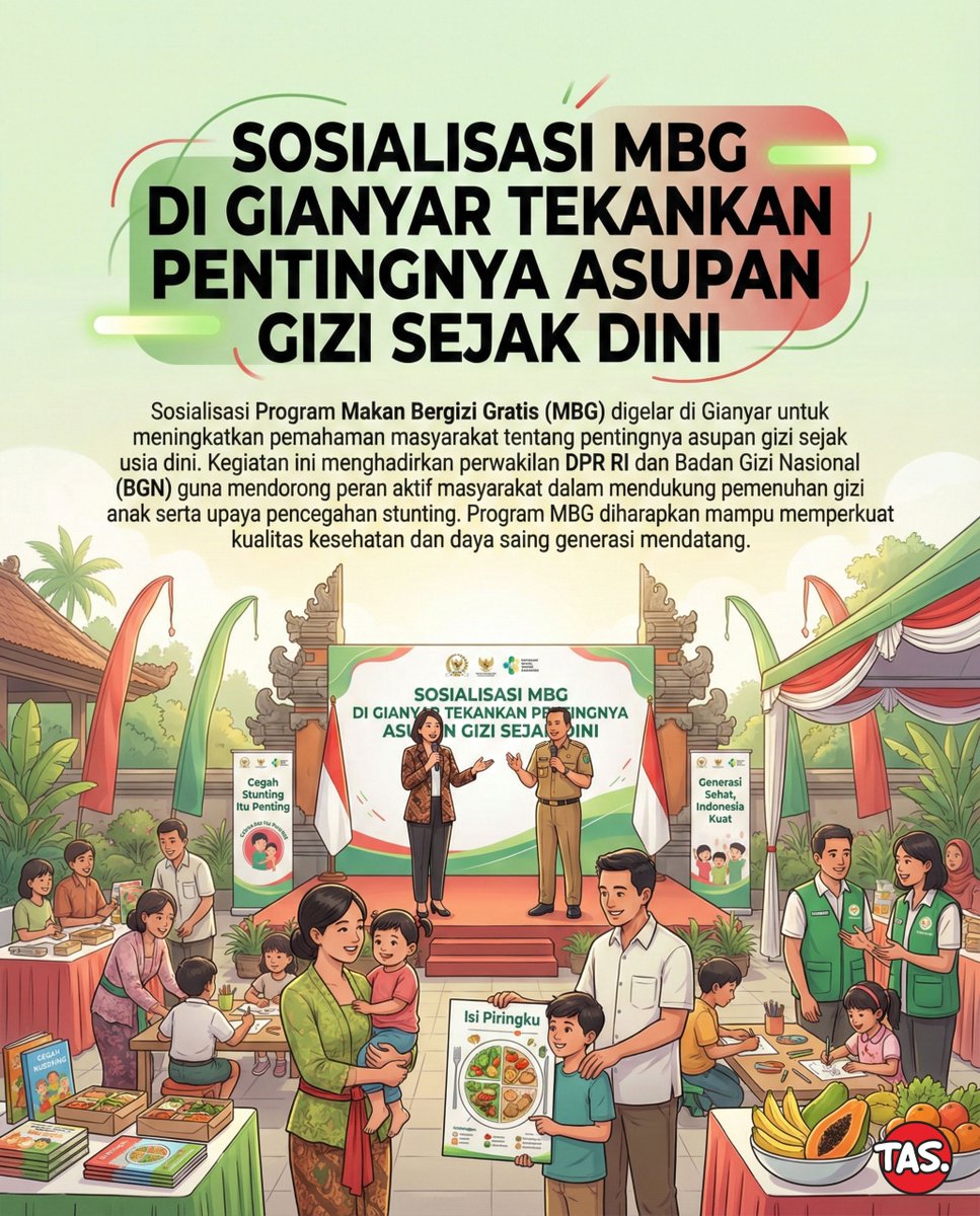 bhetween's tweet image. Dari Gianyar, pesannya jelas: gizi itu fondasi, bukan bonus. Edukasi sejak dini biar generasi next level tumbuh sehat, bukan cuma kenyang. Awareness naik, masa depan ikut naik. #LanjutkanMBG 

ASEAN SEAblings Gancit IELTS #NaniXJoyLuckLove2026 NANI CNY AT THE MALL BANGKAE