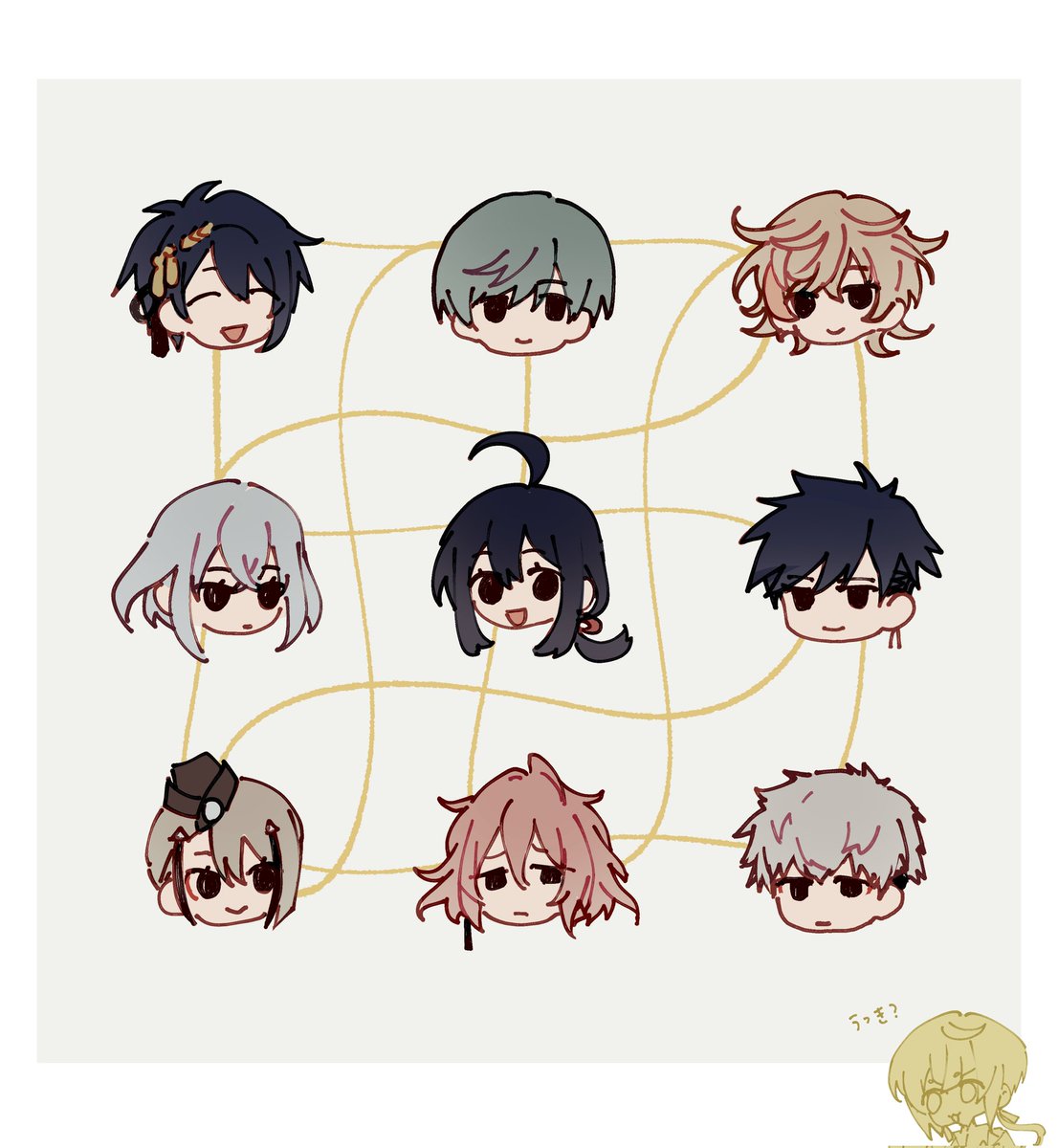 我已经完全理解大家的关系了，你们是一块大阪烧