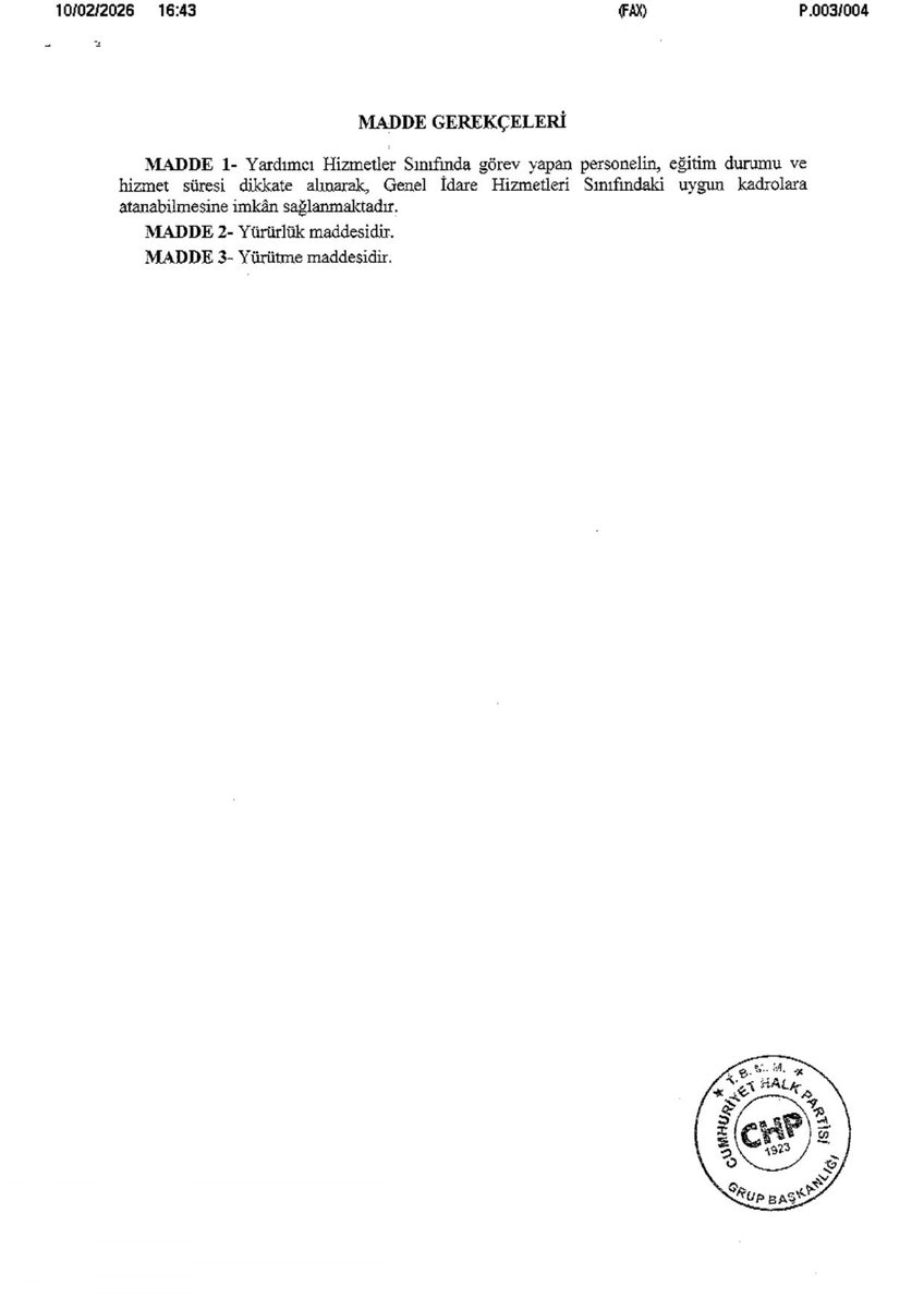 CHP İstanbul Milletvekili Sayın Cemal Enginyurt <a href="/cenginyurt52/">Cemal Enginyurt</a> Yardımcı Hizmetler Sınıfı için TBMM’ye Kanun Teklifini vermiştir.

Sayın vekilimize destekleri için teşekkür ederiz.

YHS üst sınıfa alınsın kamunun kanayan yarası son bulsun.

<a href="/herkesicinCHP/">CHP 🇹🇷</a> 
<a href="/eczozgurozel/">Özgür Özel</a>