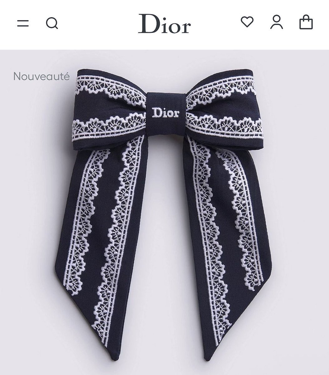 Diorのバレッタ可愛い！