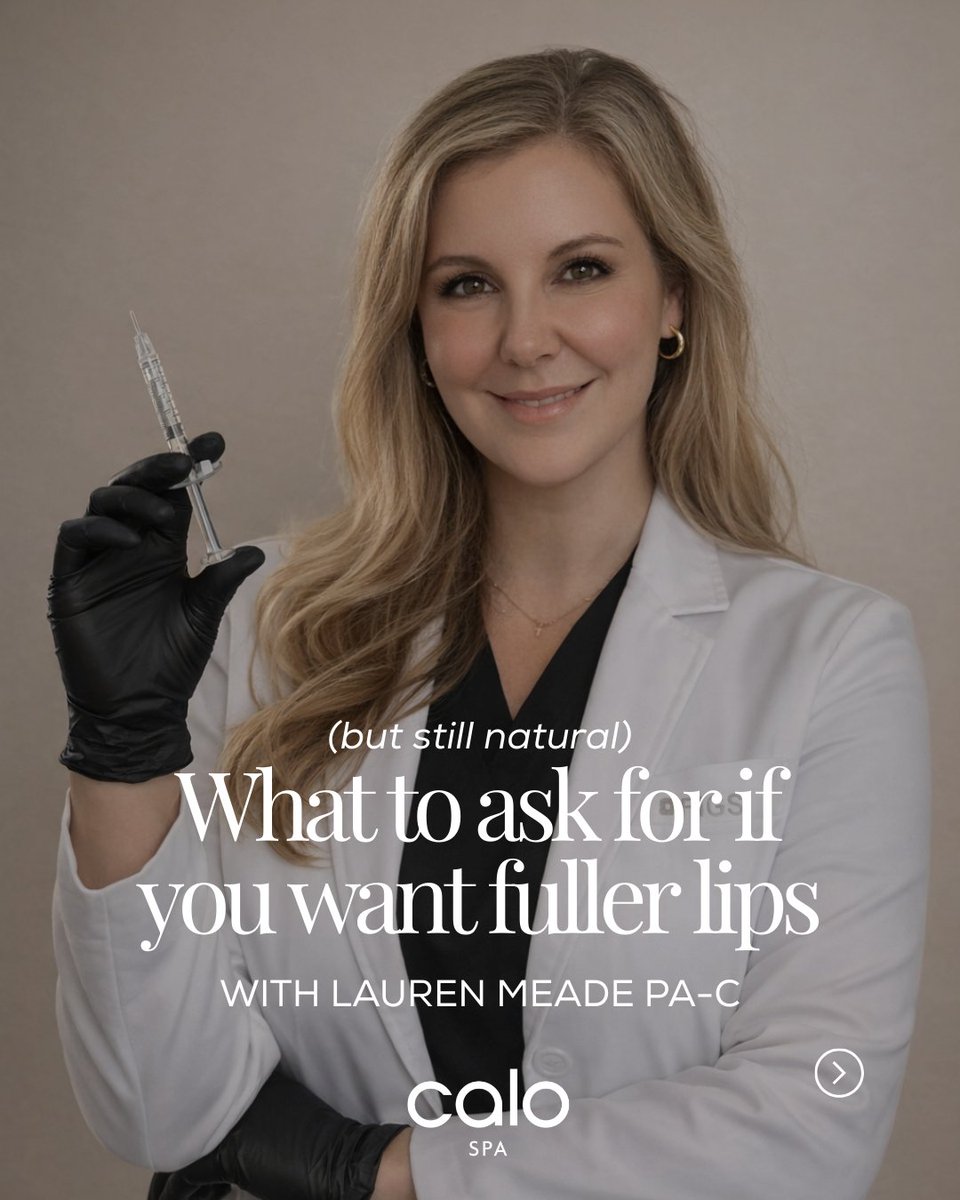 calospa's tweet photo. Want fuller lips but still natural? 💭 Our Lexington injector, Lauren Meade — a GAIN National Galderma Trainer and Tiger Aesthetics Trainer — shares her top tips on what to ask for when getting lip filler.

Swipe to learn how to achieve the perfect pout! 👉 https://t.co/RPqN6lLHOX
