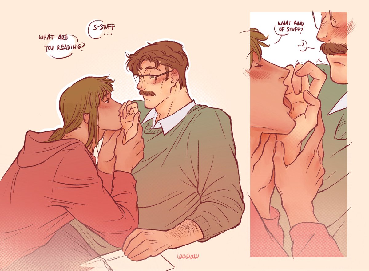 happy vday!! (a silly comic) ♡ (1/4) #harveyxmoss #vday