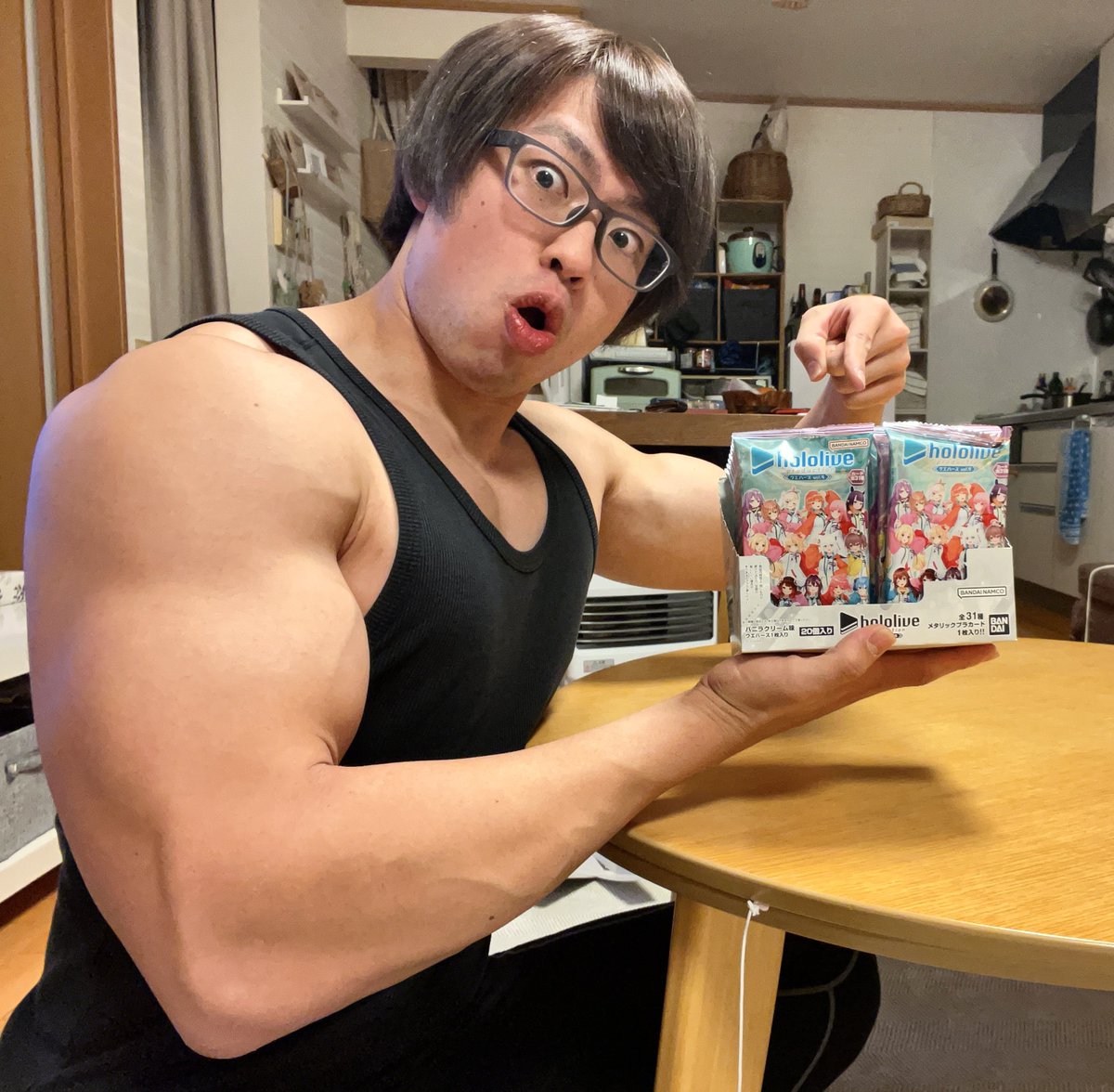 ホロライブのウエハースを手に入れたホロリス