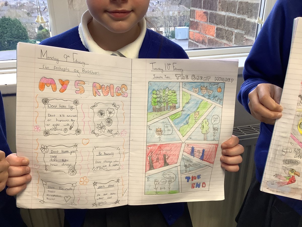 ReinwoodJuniors's tweet photo. These girls have produced some beautiful RE work this week. Well done! ⭐️
#RJS6G
#RJSRE https://t.co/s7hchhwwV3