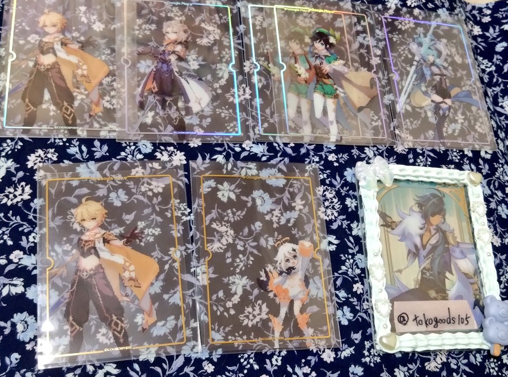 交換】Google Play 大感謝祭 原神 クリアカード 譲 ホロ枠→空