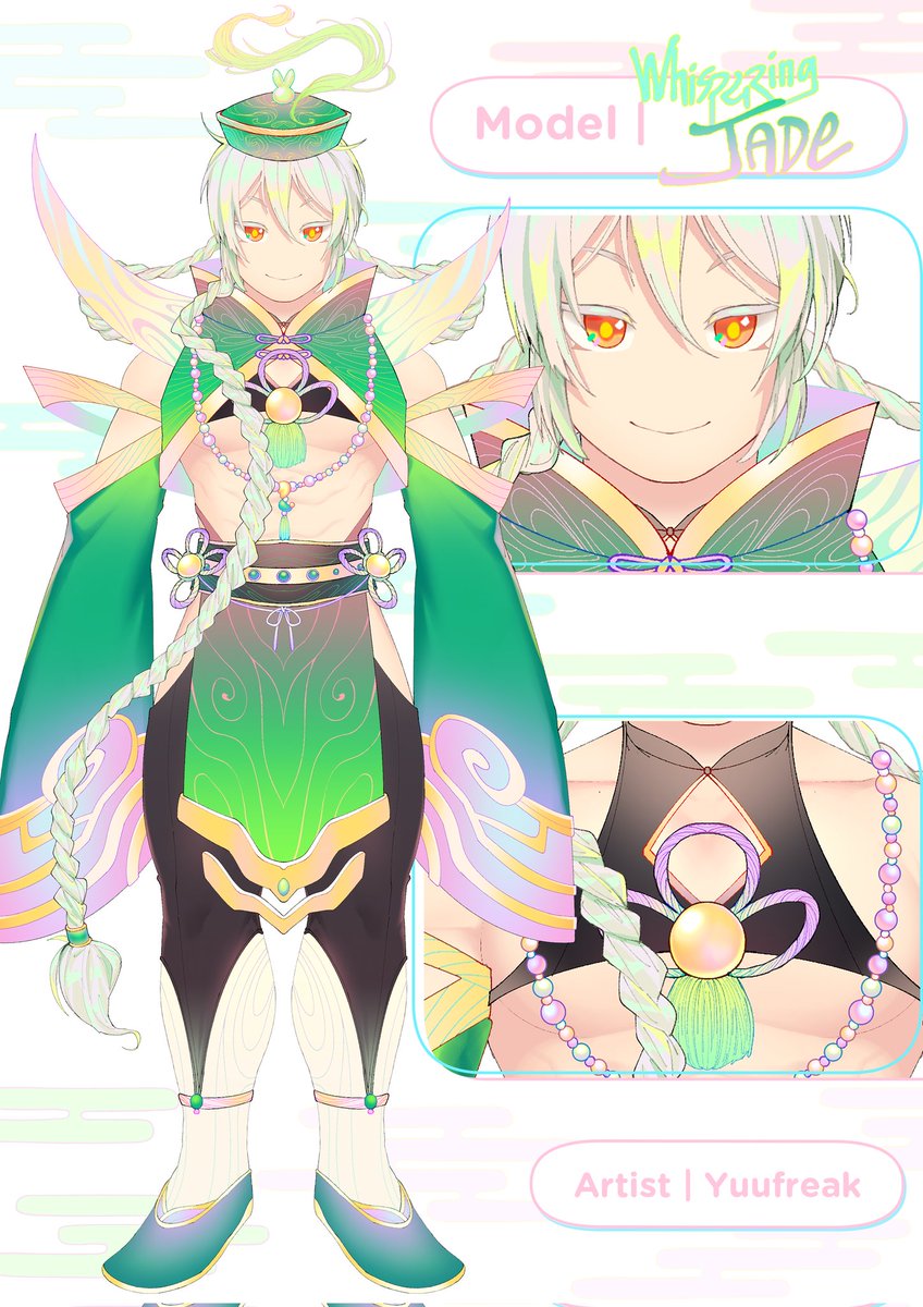 WhisperingJade | Jiangshi VTuber 💚👑🧟‍♂️ tweet media