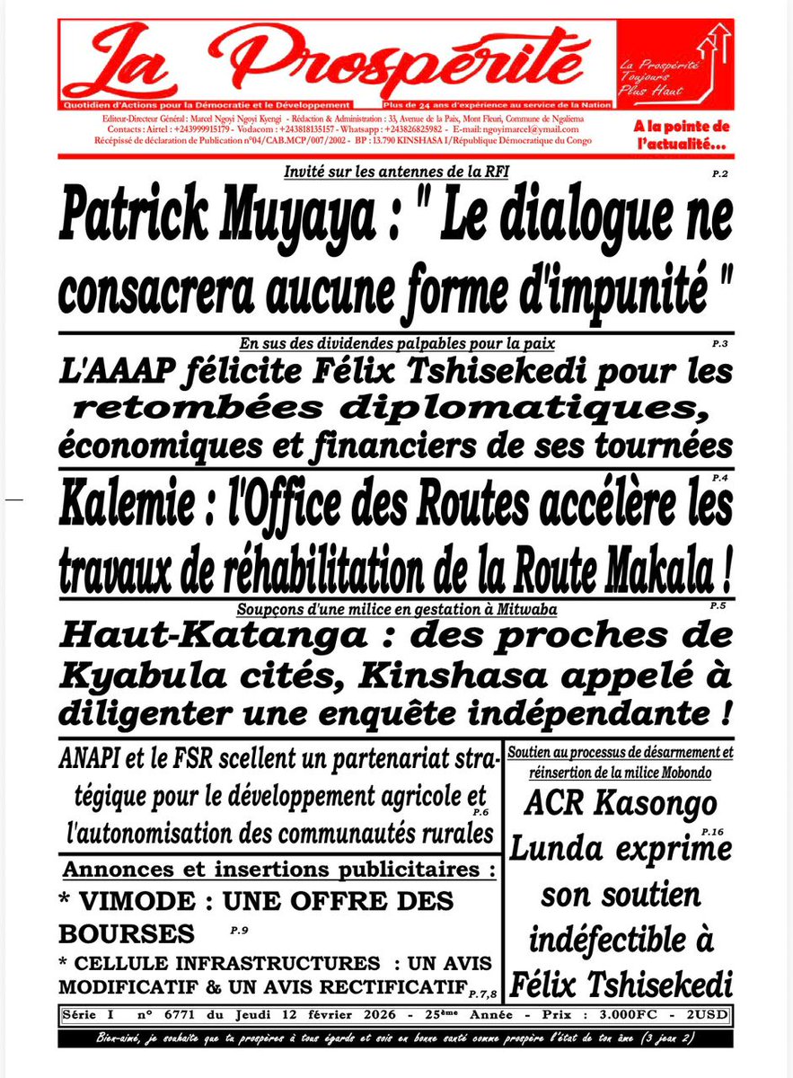InterKinois's tweet photo. Haut-Katanga: Jacques Kyabula tenterait-il de déstabiliser la paix à Mitwaba? https://t.co/AIkPJVXetD