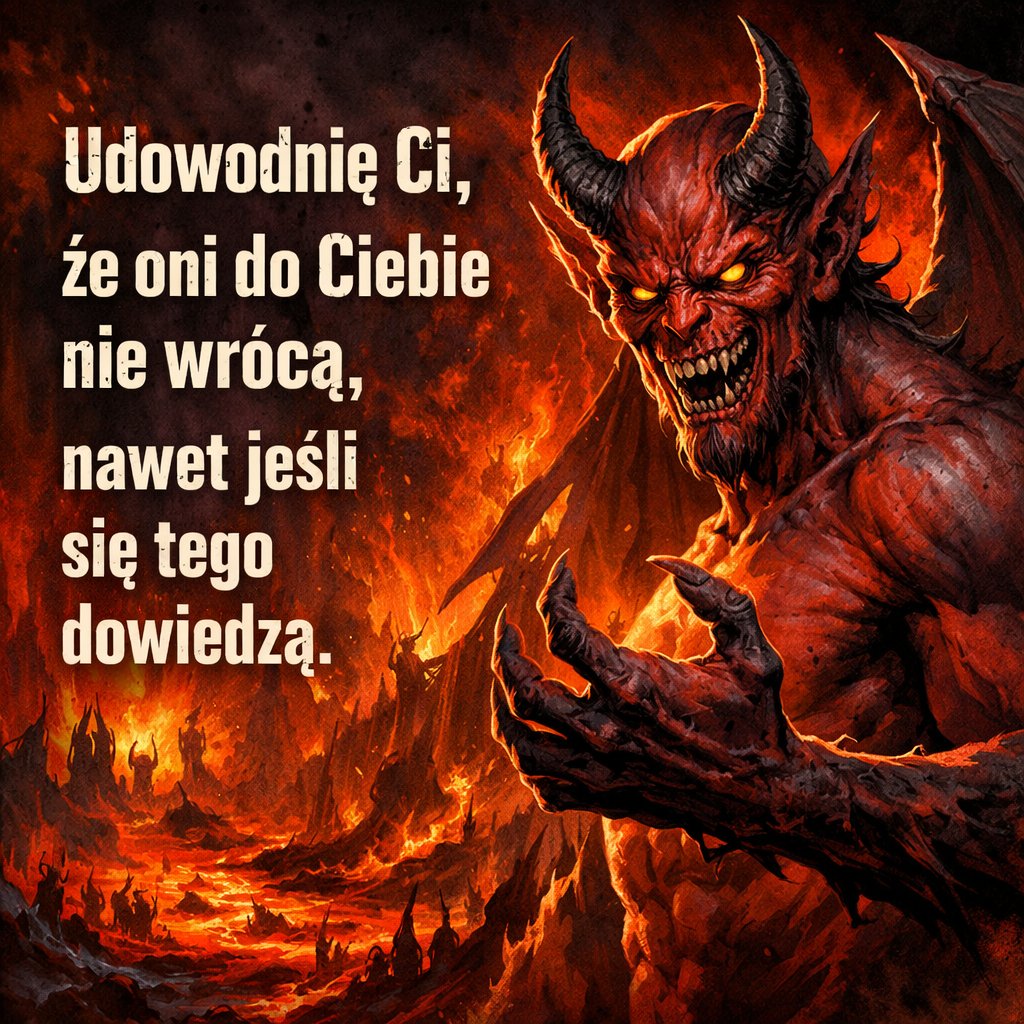 🚨 Tu macie odpowiedź dlaczego wyszło wszystko na jaw z aferą Epsteina.
Tak powiedział szatan do Boga👇